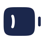 Battery Low Minimalistic SVG Icon